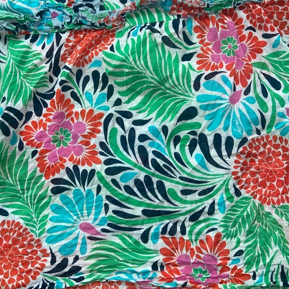 Milly of New York Floral Top Womens 8 100% Cotton - Picture 9 of 9